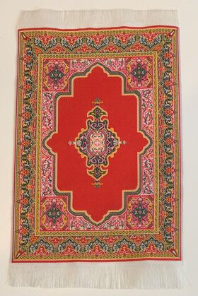 Red Large Turkish Mats 220x150mm (Approx)