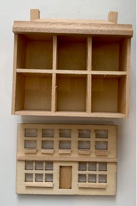 Dollshouse for the Dollshouse (65W x 33D x 65Hmm)