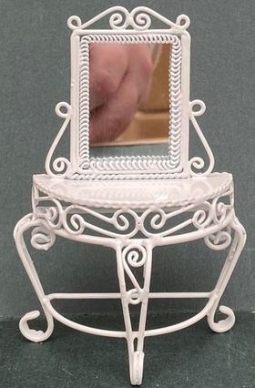 Dresser with Mirror White Wire (62 x 33D x 110Hmm)