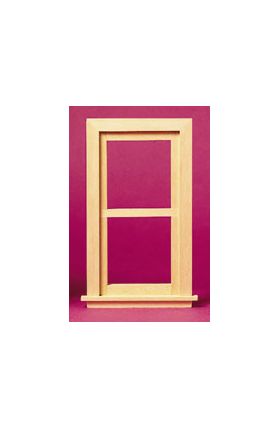 1:6 Traditional Non-Work Window (5 1/16"W x 8 9/16"H x 3/4"D; fits opening 4"W x 8"H x 3/8"D)
