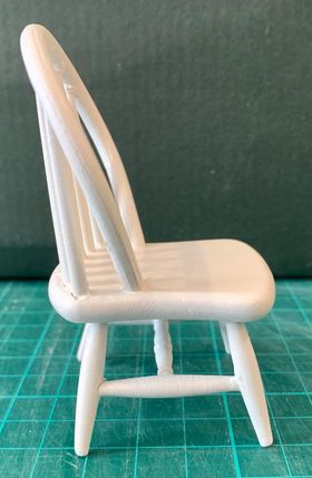 Windsor Side Chair White (45W x 48D x 87Hmm)