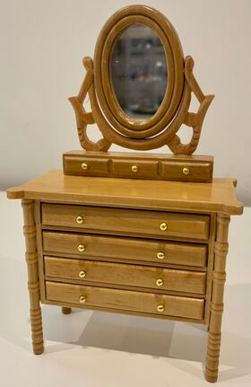 Dresser Natural with Mirror (100 x 48 x 168Hmm)