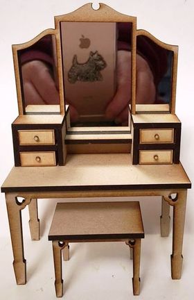 Dressing Table and Stool Kit Laser Cut