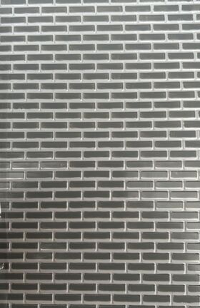 Plastic Brick Sheet (267 X 417mm, Brick: 18 x 5mm)