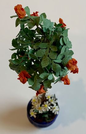 Potted Roses by Kathy Brindle (23 Diam x110Hmm)