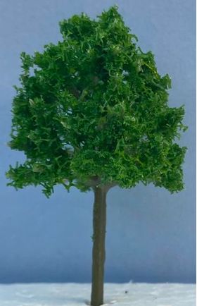 6cm Round Light Green Tree