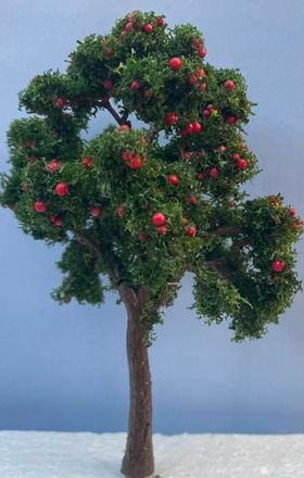 11cm Tree with Red Balls