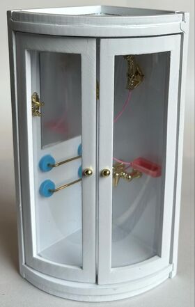 Corner Shower White (70 x 70 x 165Hmm)