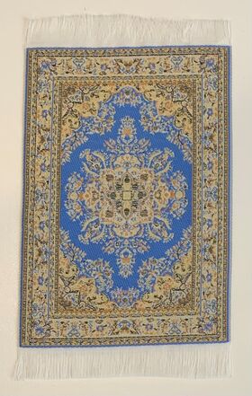 Blue Small Turkish Mats 150x100mm (Approx)