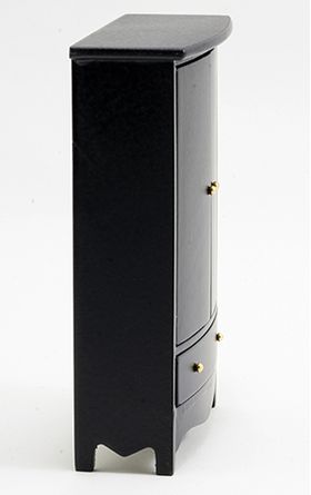 Armoire / Wardrobe Black (3-7/8" W x 5-1/2" H X 1-3/4" D)
