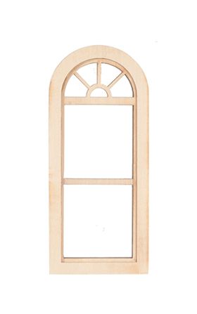 Window Palladian 1 over 1 (Fits opening 2 9/16" x 6")