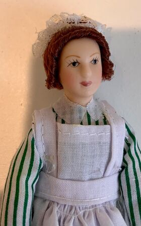 Maid /Nanny Porcelain Doll (140Hmm)