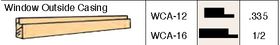 Outside Window Casing (0.335" x 24"L)