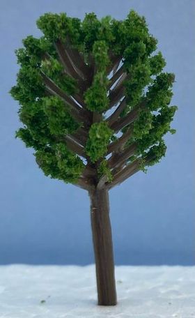 4cm Bushy Dark Green Tree