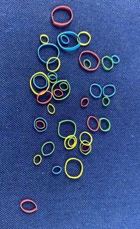 Rubber Bands (6mm Diam 1mm Thick) by Meg's Minis