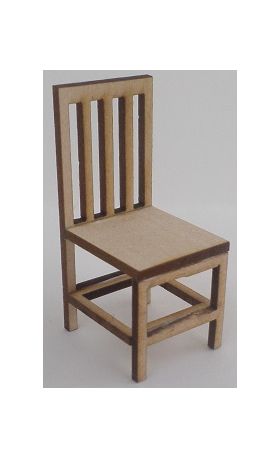 1:24 Laser Cut Dining Chair Kit (18 x 18 x 42Hmm)