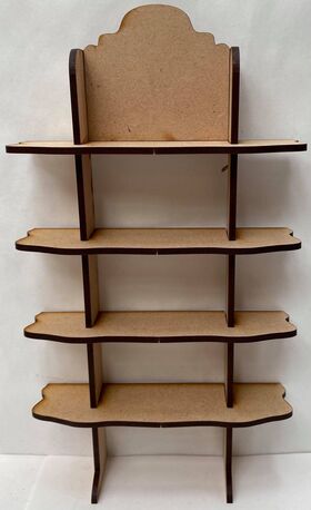Laser Cut Shop Shelf Fancy Kit