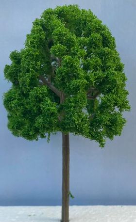 14cm Round Light Green Tree
