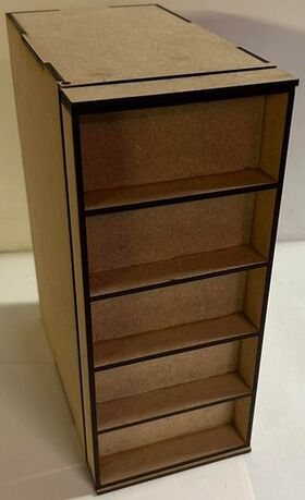Book Nook Kit Small with Secret Book Shelf Laser Cut (240 x 160 x 100)