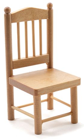 Chair, Oak (1-1/2" x 1-1/2" x 3-1/8")