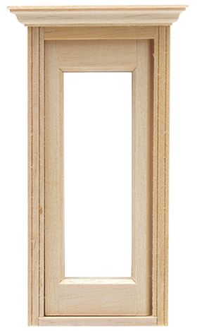 1:24 Doors Victorian Glazed (3.813"H x 1.563"W x 0.313"D)