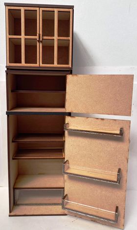 1:6 Kitchen Unit with Fridge Kit