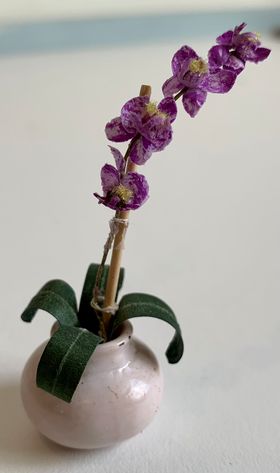 Potted Orchids by Kathy Brindle (18 Diam x 60Hmm)