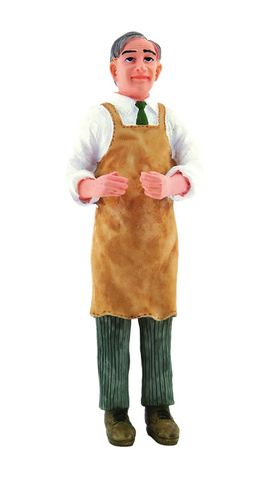 Butler / Shop Keeper with Brown Apron (150Hmm)