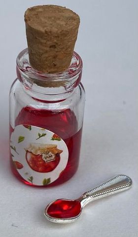 1:6 Jar of Jam with Spoon (12 Diam x 25Hmm)