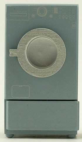 Modern Front Load, Washer, Granite Grey (2" W x 3-3/4" H x 2" D)