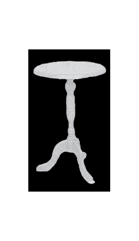 Candlestick Table Kit White  (1-15/16"H x 1-1/4"  Diam)