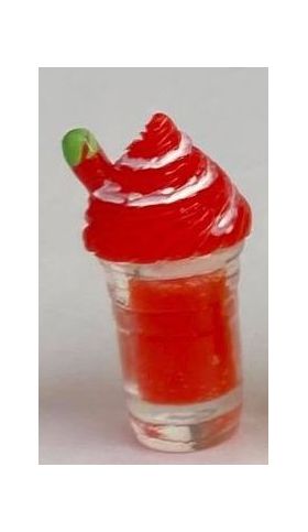 Large Red Drink with Red Cream on Top (14Diam x 30H)