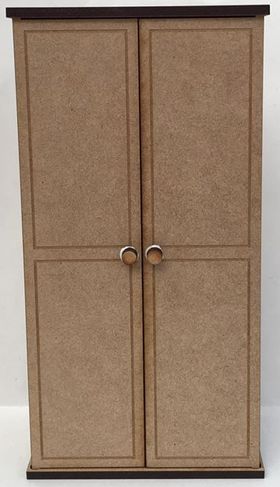 Wardrobe with Shelves Kit Laser Cut