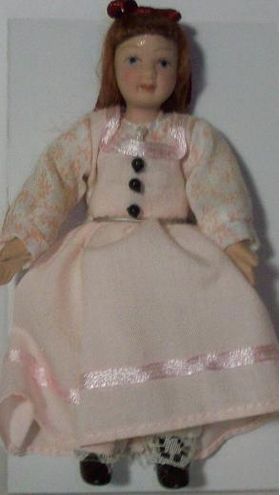 Little Girl in Pink Doll
