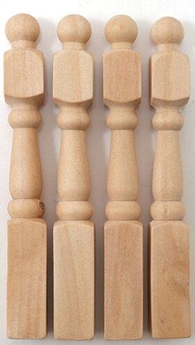 Newel Post 4pcs (7/16" x 3-1/2")