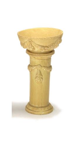 Victorian Bird Bath Tan Each (3.125"H)