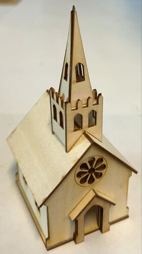 1:144 Cathedral Kit (51 x 122 x 67mm)