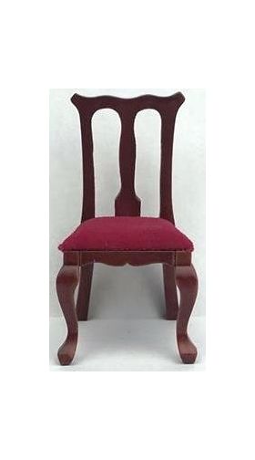 Brown Chair with Red Seat (46W x 42D x 86Hmm)