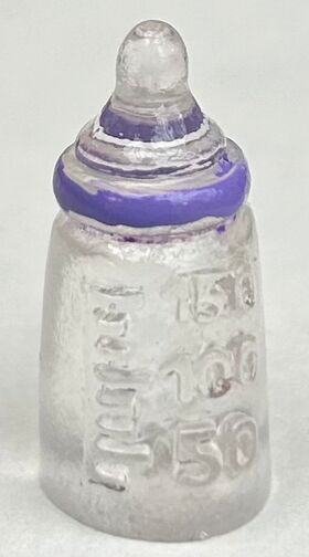 Baby Bottle Lilac Top (13 Diam x 23H)