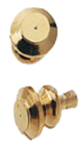 1:24 Door Knobs Plain Pk12 (0.163"H x 0.163"W x 0.188"D)