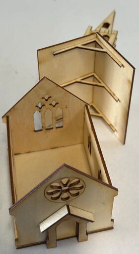 1:144 Cathedral Kit (51 x 122 x 67mm)