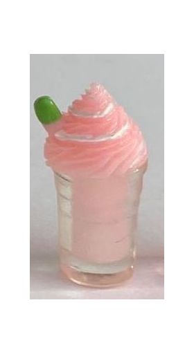 Large Light Pink Drink with Light Pink Cream on Top (14Diam x 30H)