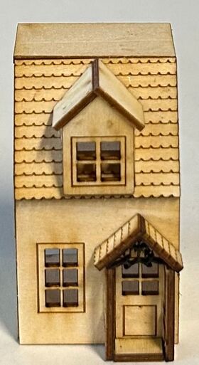 1:144 Cottage 2 Storey Kit (30 x 50 x 35mm)