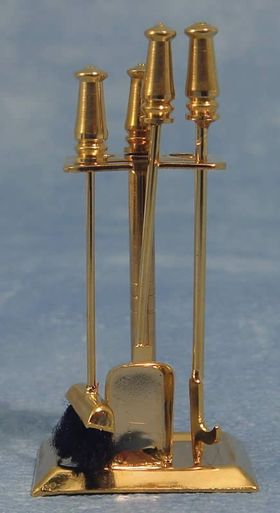 Brass Fireplace Companion Set (55mm)