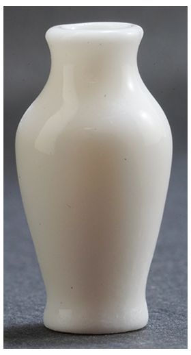 White Vase (1/2" x 1")