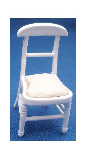 1:24 White Dining Chair (22 x 20 x 45Hmm)