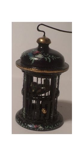 Round Bird Cage Black (22Diam x 32Hmm)