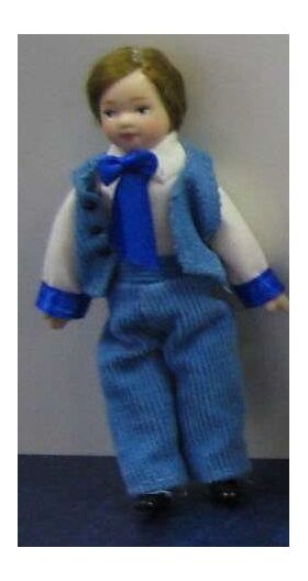 Boy in Blue Suit Porcelain (107Hmm)
