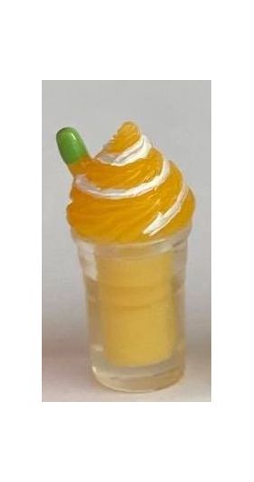 Large Yellow Drink with Yellow Cream on Top (14Diam x 30H)