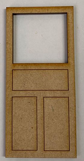 Shop Door for Book Nook Kit Laser Cut (90 x 42mm)